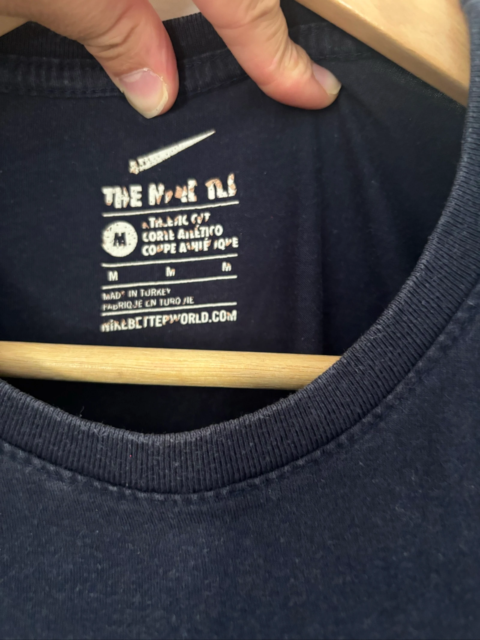 162/ Camiseta azul marino Nike - Nike - Talla M – photo 3